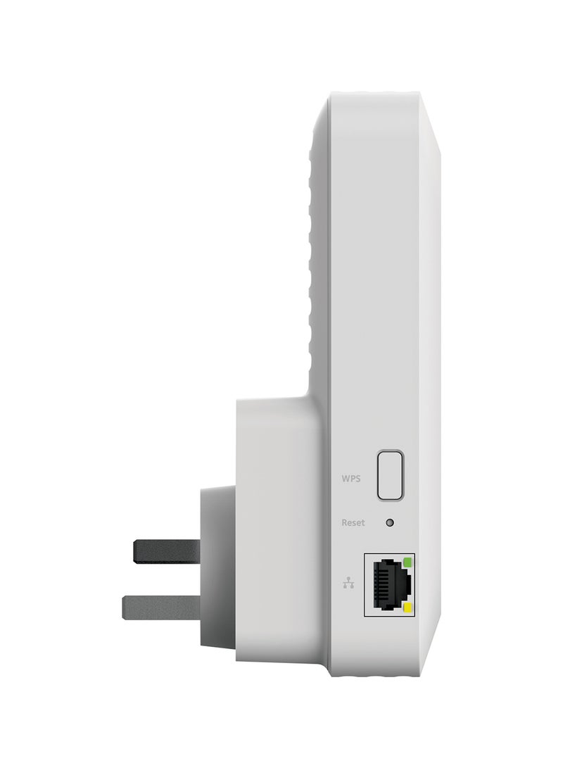 NETGEAR - Dual-band WiFi 6 Mesh Extender EAX12 | WiFi Booster | Range Extender | WiFi Extender | AX1600 Covers up to 1200 sq ft and 15 Devices white - Image 1