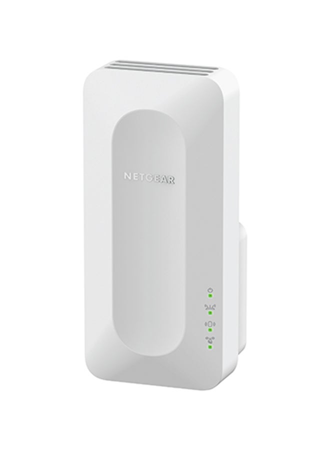 NETGEAR - Dual-band WiFi 6 Mesh Extender EAX12 | WiFi Booster | Range Extender | WiFi Extender | AX1600 Covers up to 1200 sq ft and 15 Devices white - Image 1