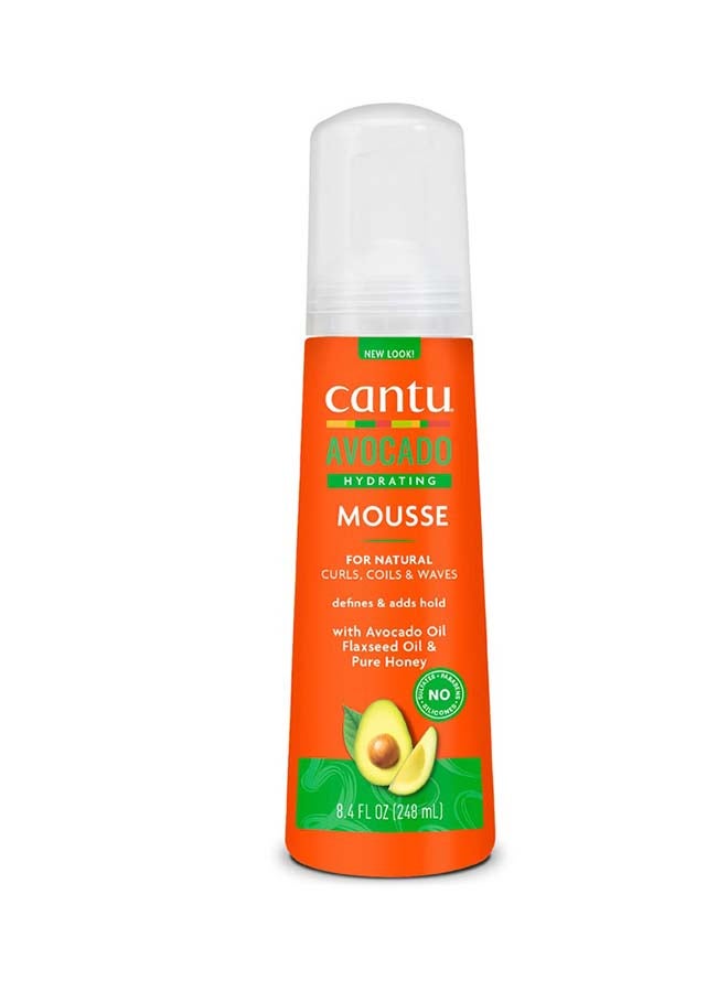 Cantu Avocado Hydrating Styling Mousse 248ml - Image 1