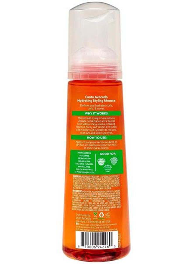 Cantu Avocado Hydrating Styling Mousse 248ml - Image 3