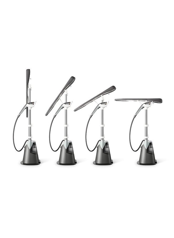 Philips All-in-One Ironing Solution 8000 Series - 90g/min Continuous Steam, 5+ ECO Steam Settings, Tilting StyleBoard & Integrated Wheels, 2200 W GC628/86 Grey/White - Image 3