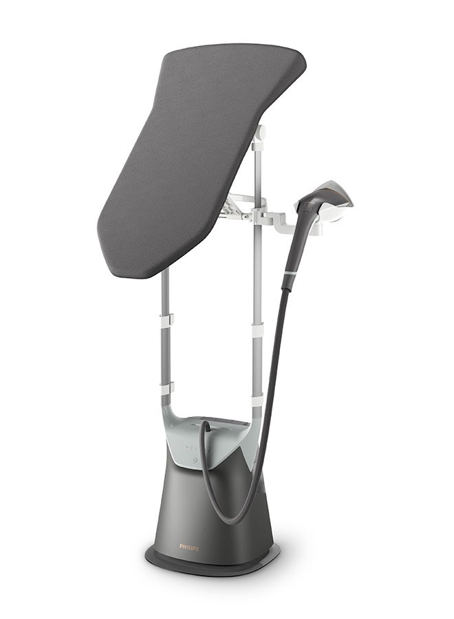Philips All-in-One Ironing Solution 8000 Series - 90g/min Continuous Steam, 5+ ECO Steam Settings, Tilting StyleBoard & Integrated Wheels, 2200 W GC628/86 Grey/White - Image 2
