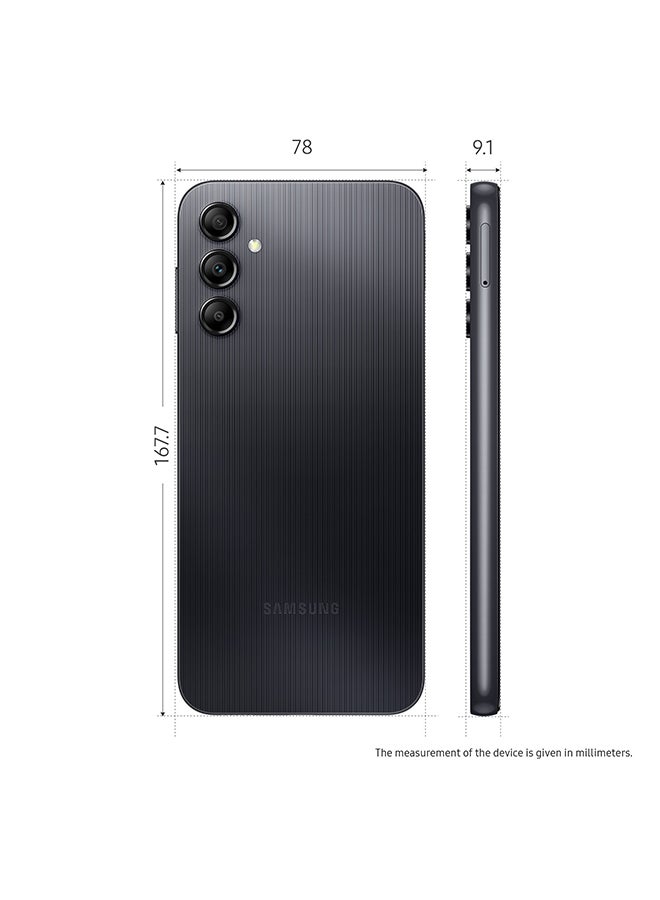 Samsung Galaxy A14 Dual Sim Black 4GB RAM 64GB 4G - Middle East Version - Image 2