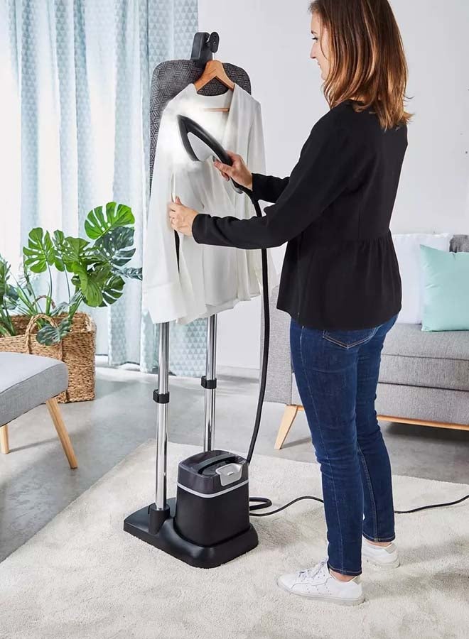 Tefal - All-In-One Ironing Solution 3 Position Smart Board 1 L 2980 W QT1510G0 Black/White - Image 1