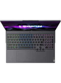 Lenovo Legion 5 Pro 16ACH6H (Upgraded Version) Laptop With 16-Inch WQXGA Display, Ryzen 7 5800H Processor / 16GB RAM / 1TB SSD / 6GB NVIDIA GeForce RTX 3060 Graphics / Win 11 Home / Arabic Storm Grey Arabic Storm Grey  - Image 4