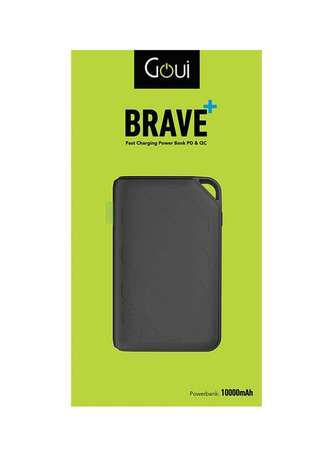 10000 mAh Brave Plus 10 – Compact & High-Capacity Portable Charger for Simultaneous Device Charging, Compatible with Smartphones, Tablets, Gaming Devices, MP3/MP4 Players, Bluetooth Devices, and More – Convenient, Travel-Friendly Design for Instant Power Anytime, Anywhere - Black - pnsku/N53379783A/45/_/1732112105/92f7ad04-10ce-4395-9cbb-397c77d9c819