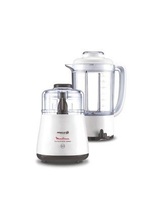 كبة مولينكس لا مولينيت مع خلاط ، 1000 وات ، 500 مل ، ابيض - DPA241EG 1000 W DPA241EG ابيض - pnsku/N53380281A/45/_/1748261967/b858119a-3145-40a5-a769-1f8636b8a94d