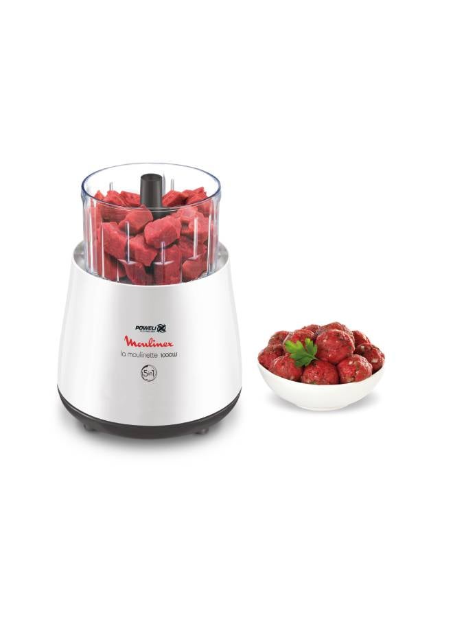 Moulinex - Moulinex La Moulinette Chopper With Blender 1000 W DPA241EG white - Image 1