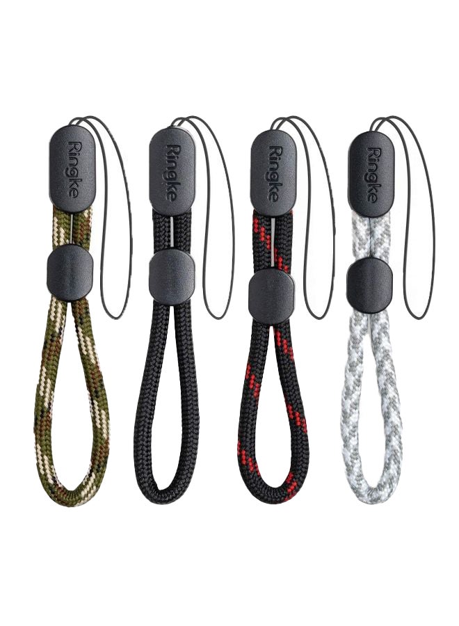 Ringke Pack Of 4 Lanyard Finger Strap Compatible With Cellphones, Phone Cases, Keys, Camera Assorted Colors - Image 1