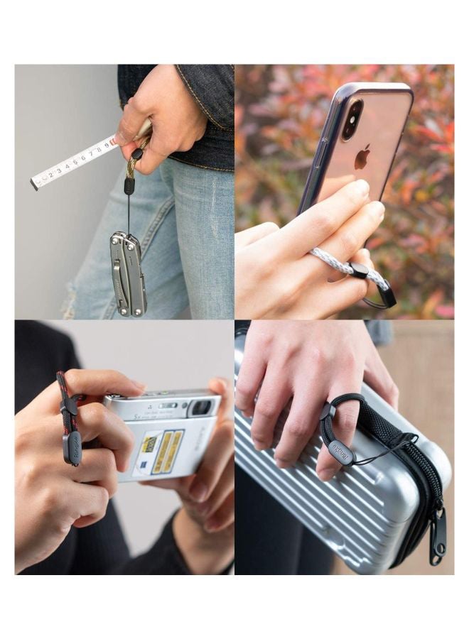 Ringke Pack Of 4 Lanyard Finger Strap Compatible With Cellphones, Phone Cases, Keys, Camera Assorted Colors - Image 5