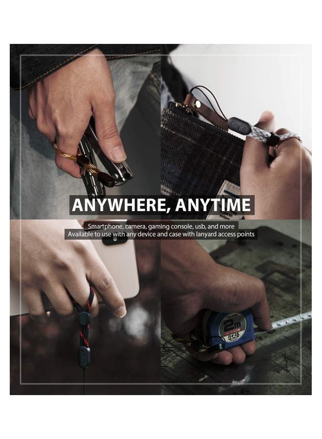 Ringke Pack Of 4 Lanyard Finger Strap Compatible With Cellphones, Phone Cases, Keys, Camera Assorted Colors - Image 3