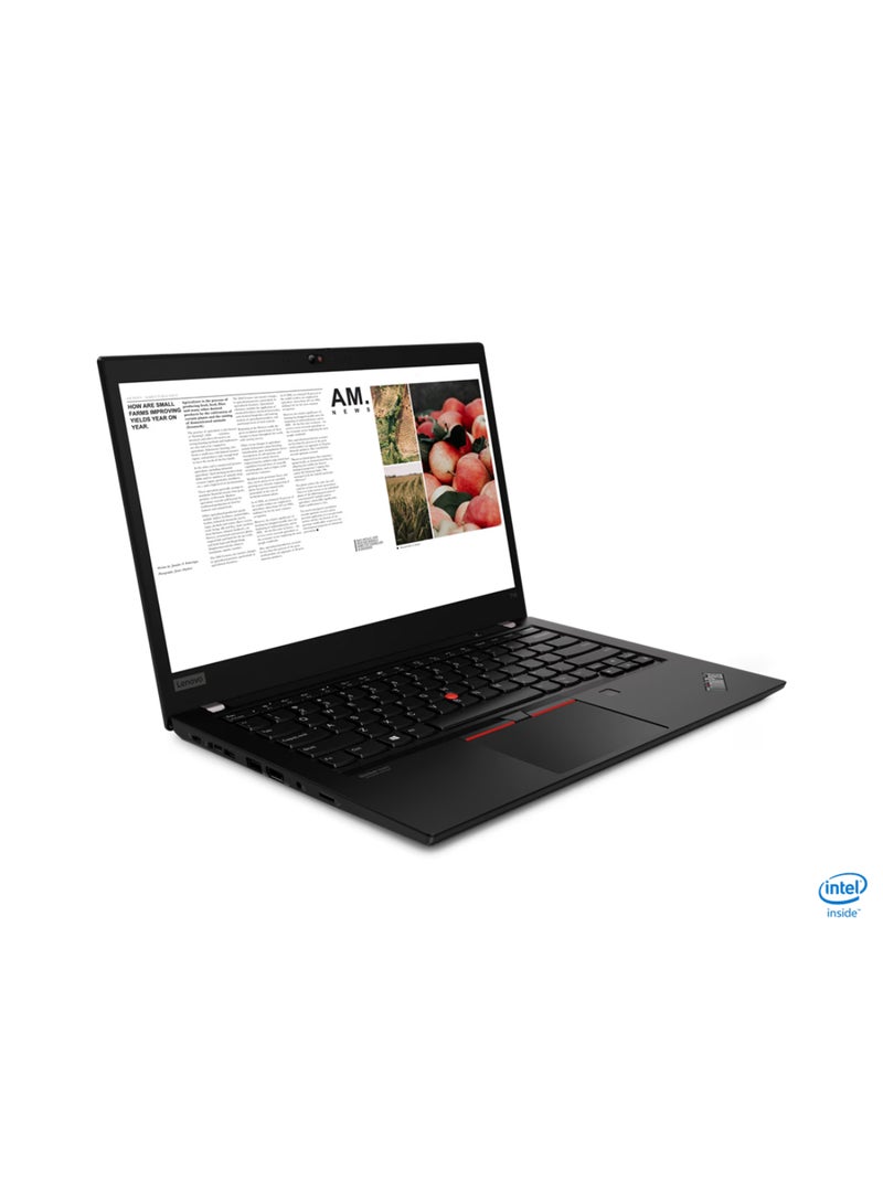 Lenovo - ThinkPad T14 (Upgraded Version) Laptop With 14-Inch Display, Core i7-1165G7 Processor/8GB RAM/512GB SSD/Intel UHD Graphics/Windows 10 Pro Arabic black Arabic black - Image 1