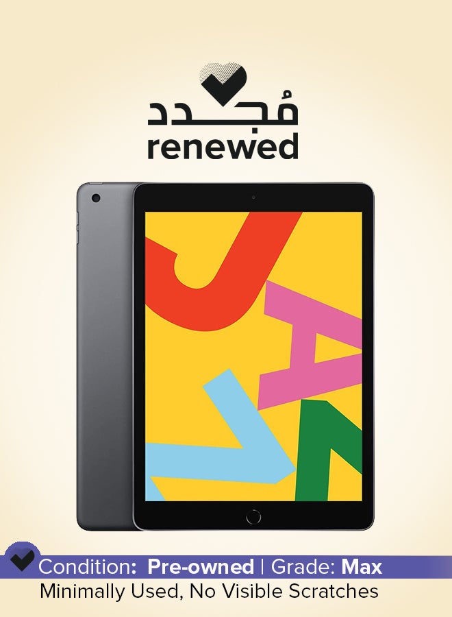 Apple Renewed - iPad 2020 (8th Gen) 10.2-Inch 128GB Wi-Fi Space Grey - International Version - Image 1