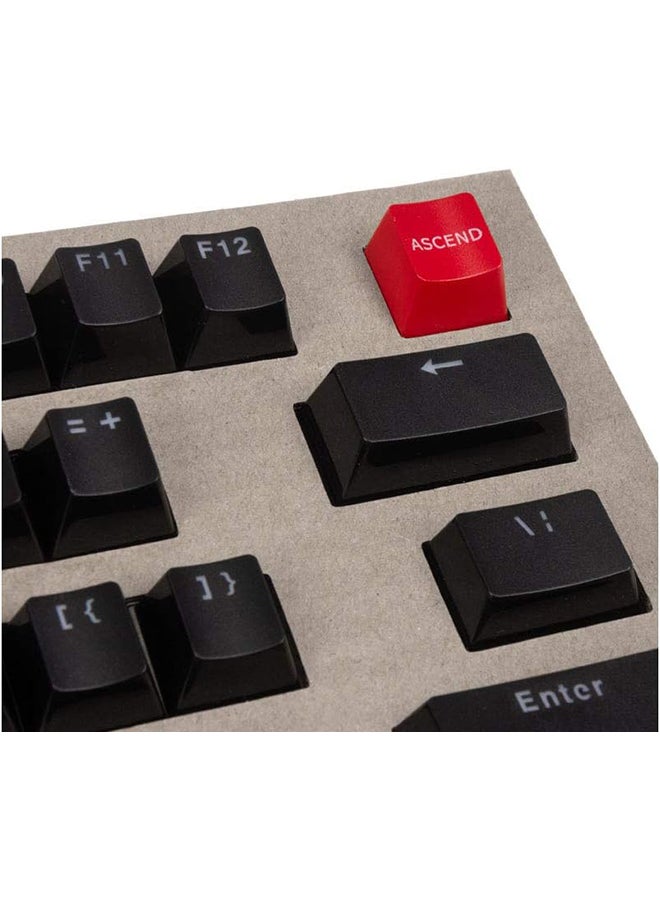 Glorious - Glorious 104-Key ABS Doubleshot Mechanical Keyboard Keycaps (Black) - Image 1