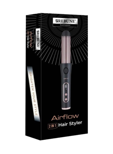 Air Ribbon Hair Straightener 2*1 Black