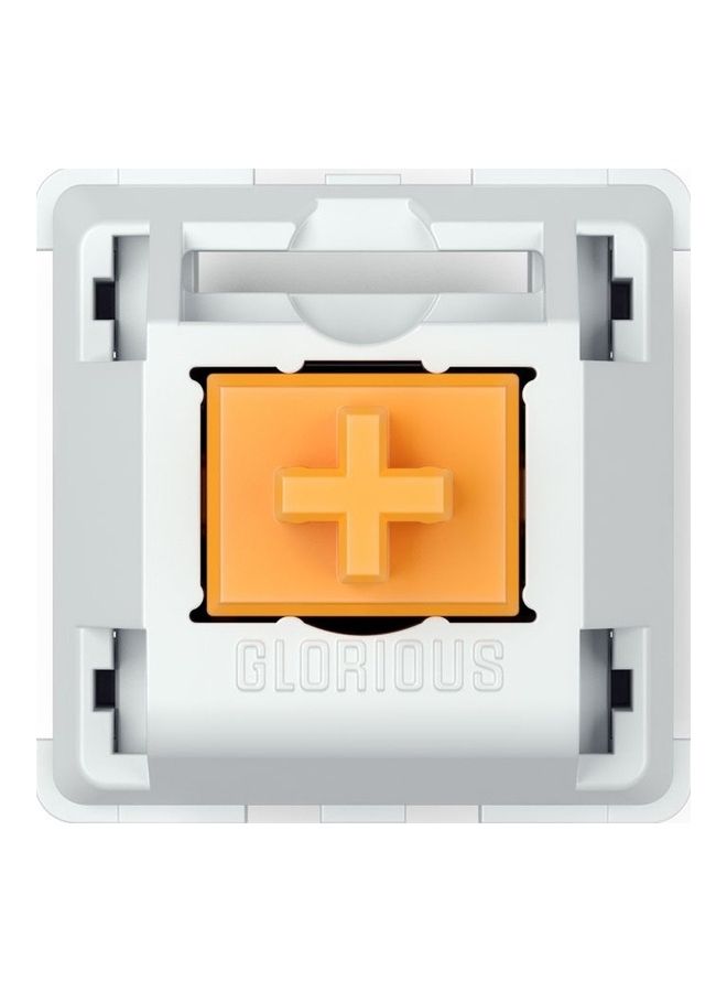 Glorious - Glorious PC Gaming Race Panda Switch (Unlubed) - 36X Plate Mounted 3 Pin Switches for Mechanical Wired Keyboards (Glo-SWT-Hpanda), White - Image 1