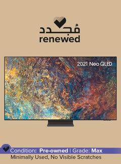 Renewed - 65 Inch Neo QLED 4K HDR Smart TV (2021) QE65QN95A Sand Carbon