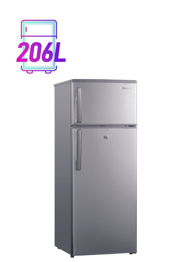نيكاي ثلاجة ببابين NRF240N23S لون فضي 