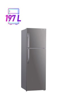NIKAI 196 Liter 6.9 Cubic Feet Frost Free Refrigerator, Double Door, Inverter Compressor, Twist Ice Tray, Large Storage Capacity NRF250F23SS Stainless Steel  - Image 1