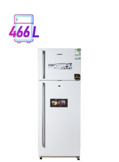 NIKAI 16.4 Cubic Feet 466 Liter Frost Free Refrigerator, Double Door, Inverter Compressor, Large Storage Capacity, Power Saving NRF651F23W White  - Image 1