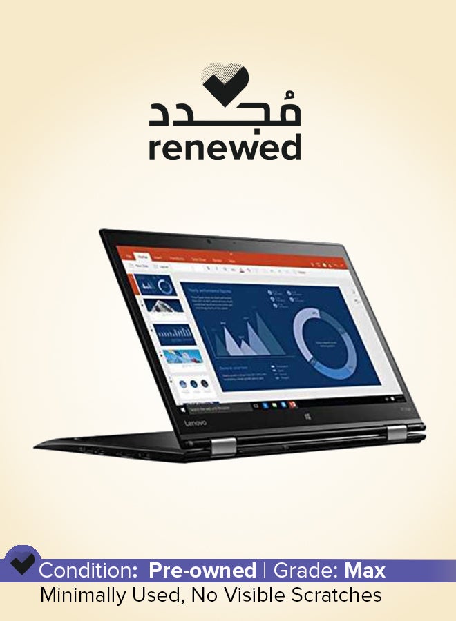 Renewed - ThinkPad X1 Yoga G2 2in1 Convertible Laptop With 14inch Display,Intel Core i5 Processor/8GB RAM/256GB SSD/Intel HD Graphics/Windows 10 Pro English Black
