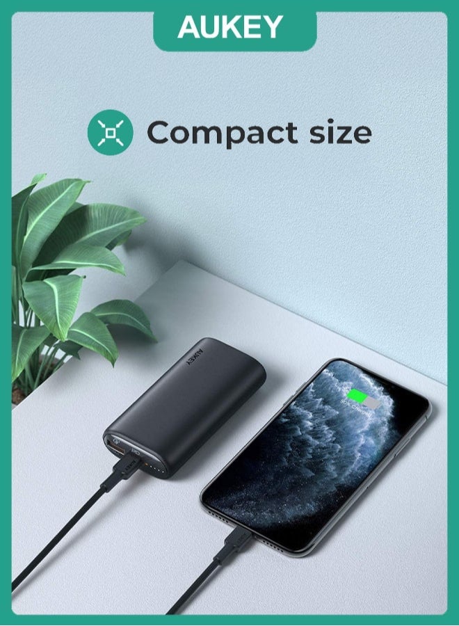 Aukey 10000mAh Power Bank With 20W PD Black - Image 3