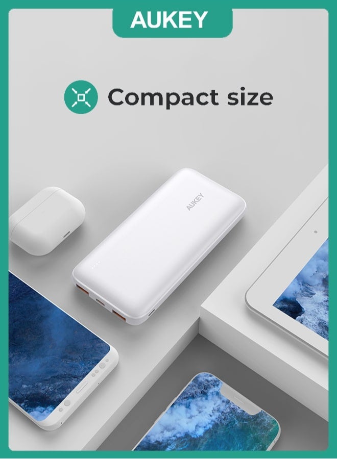 Aukey Power Bank 20W PD & USB-C White - Image 3