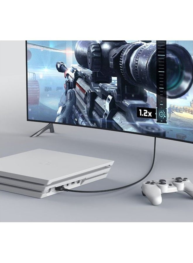 Aukey (2-Pack) HDMI 2.0 HDMI Cable 2M H01 (1 Cable Black + 1 Cable Red) Red/Black - Image 4