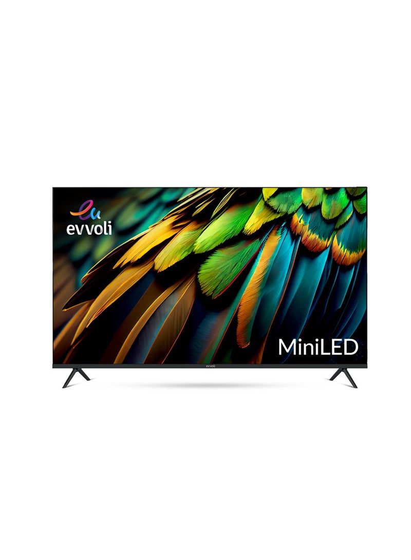 evvoli - 85-Inch 4K Mini LED Android Smart Tv, Dolby Vision-Atoms, HDR 10+, 120HZ With Remote Laser Pointer 85EV600MA Grey - Image 1