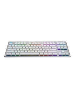 Logitech Logitech G915 TKL Tenkeyless Lightspeed Wireless RGB Mechanical Gaming Keyboard - White  - Image 2