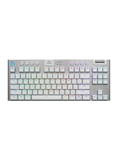 Logitech Logitech G915 TKL Tenkeyless Lightspeed Wireless RGB Mechanical Gaming Keyboard - White  - Image 1