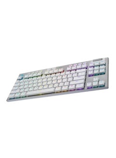 Logitech Logitech G915 TKL Tenkeyless Lightspeed Wireless RGB Mechanical Gaming Keyboard - White  - Image 4