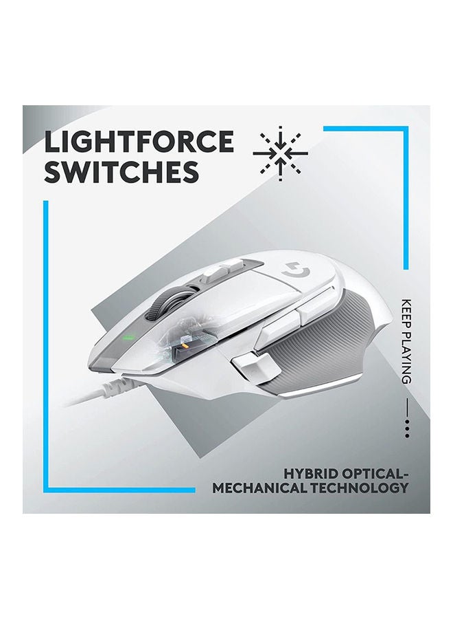 Logitech G502 X Wired Mouse - White - Image 5