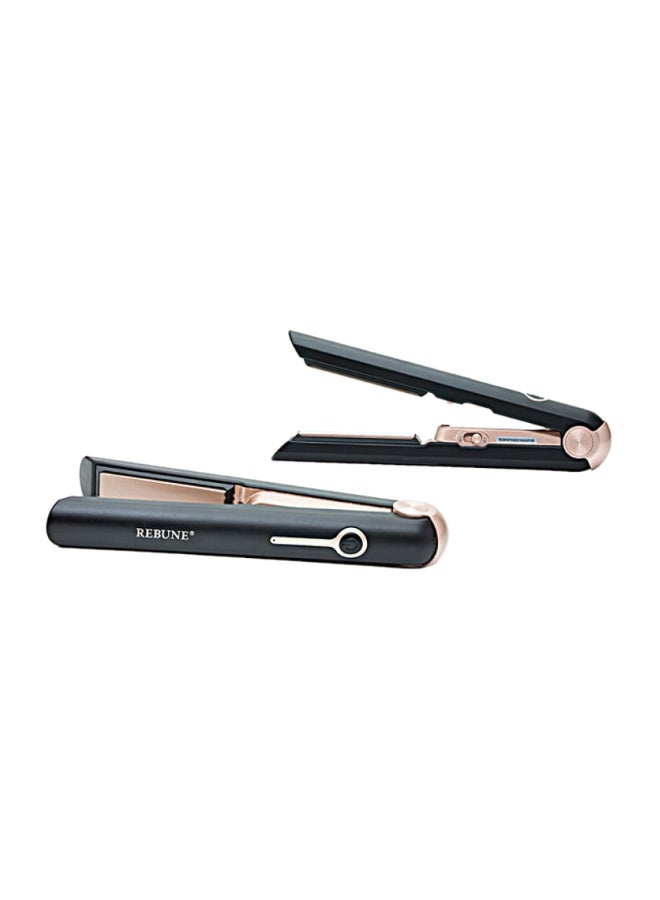 REBUNE Hair Straightener USB Charging RE-2083 Black/White/Green  - Image 5