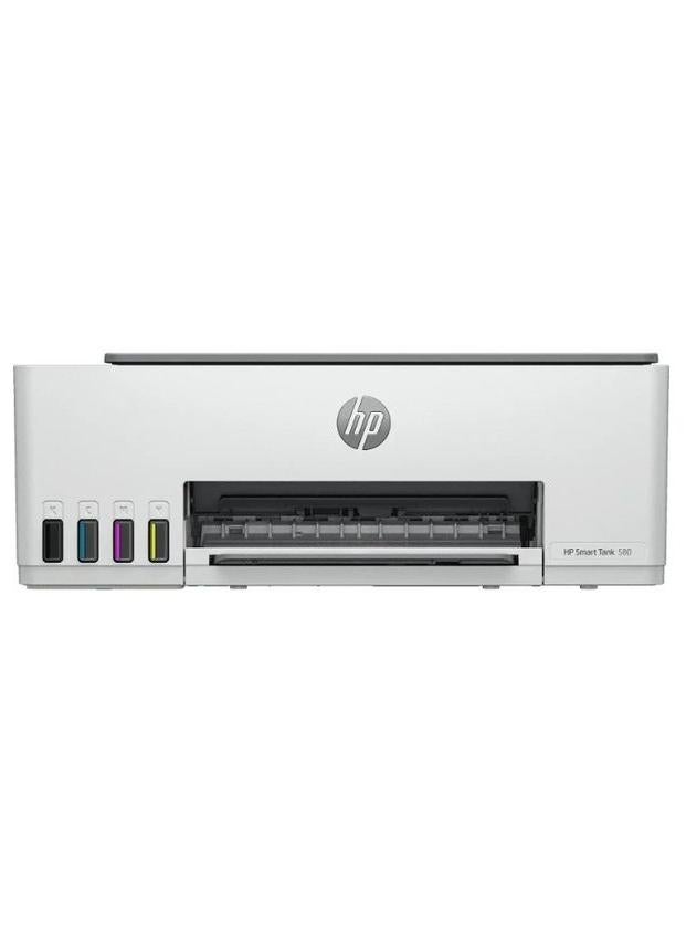 HP Smart Tank 580 Wireless All In One Printer, Print, Scan, Copy, Print up to 18000 black or 6000 color pages -[1F3Y2A] White - Image 1