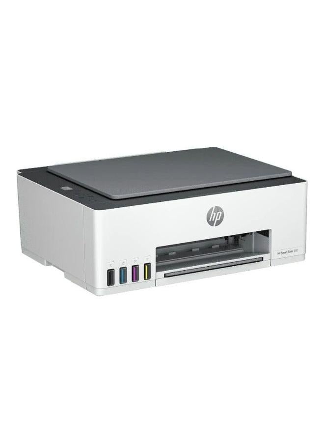 HP Smart Tank 580 Wireless All In One Printer, Print, Scan, Copy, Print up to 18000 black or 6000 color pages -[1F3Y2A] White - Image 2