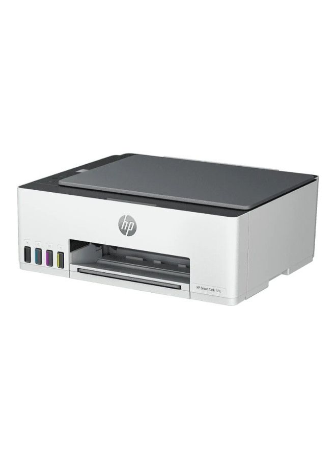 HP Smart Tank 580 Wireless All In One Printer, Print, Scan, Copy, Print up to 18000 black or 6000 color pages -[1F3Y2A] White - Image 3