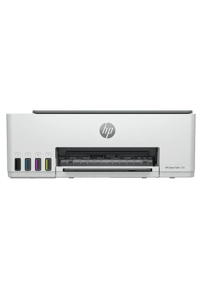 HP Smart Tank 580 Wireless All In One Printer, Print, Scan, Copy, Print up to 18000 black or 6000 color pages -[1F3Y2A] White - Image 1
