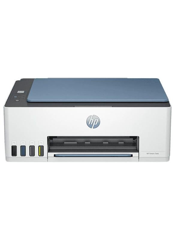 HP Smart Tank 585 Wireless All In One Printer, Print, Scan, Copy, Print up to 18000 black or 6000 color pages - [1F3Y4A] Dark Surf Blue - Image 1
