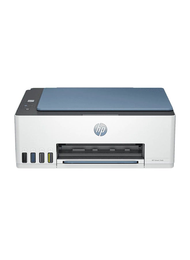 HP Smart Tank 585 Wireless All In One Printer, Print, Scan, Copy, Print up to 18000 black or 6000 color pages - [1F3Y4A] Dark Surf Blue - Image 1