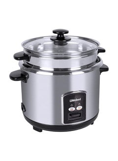 Nobel Rice Cooker Stainless Steel Tempered Glass Lid With Thermal Fuse Automatic Cooking And Warming System  1000 W 2.8 L 1000 W NRC280S Stainless Steel  - Image 3
