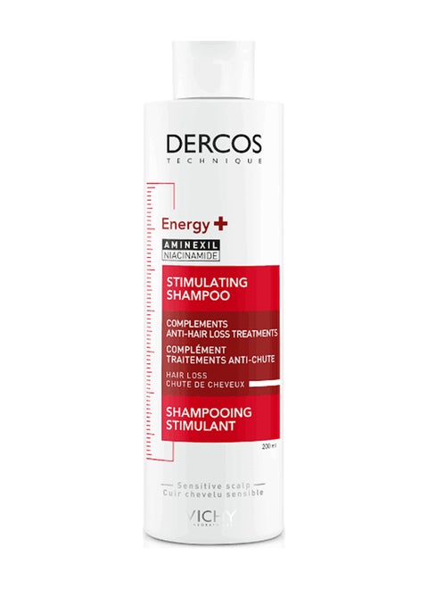 Dercos Energy + Stimulating and Anti Hair Loss Shampoo with Aminexil 200ml