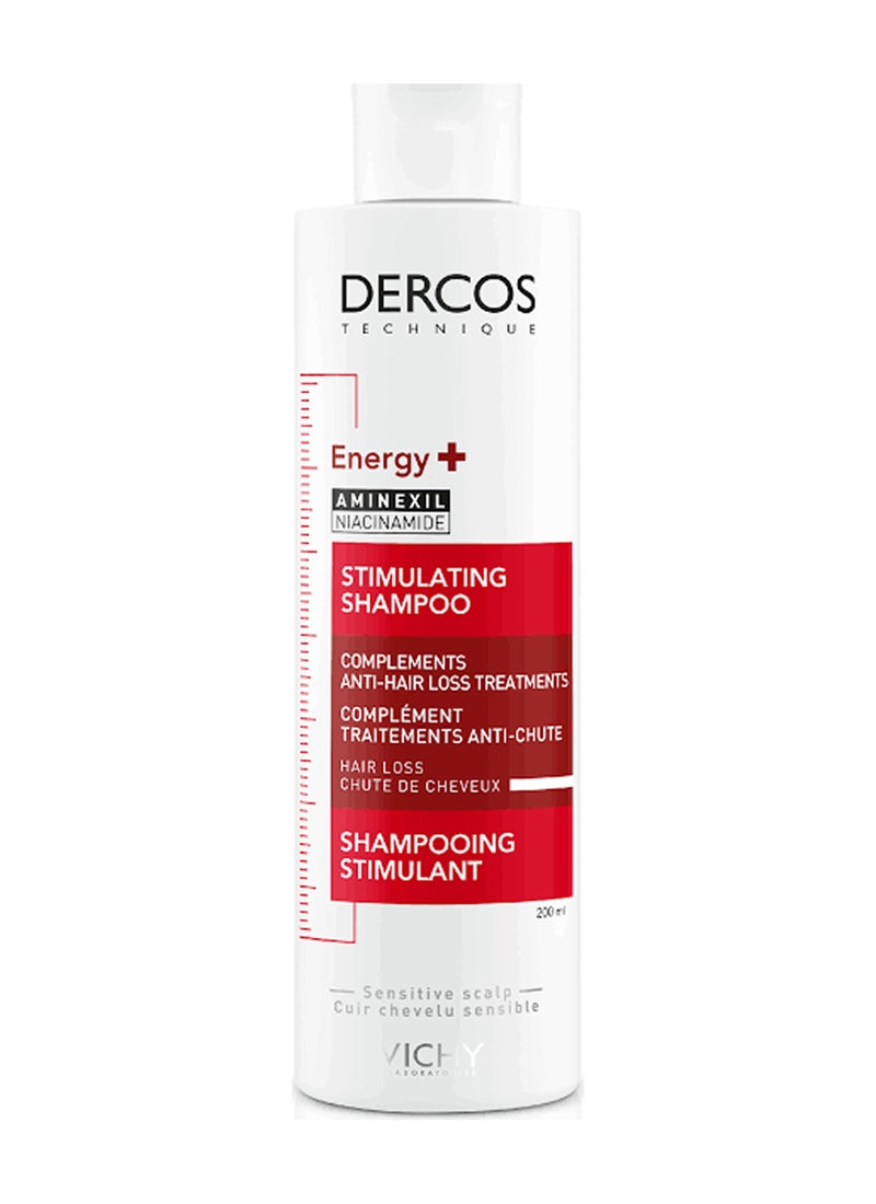 فيشي Dercos Energy + شامبو محفز ومضاد لتساقط الشعر مع أمينيكسيل 200 مل 200ملليلتر - Image 1
