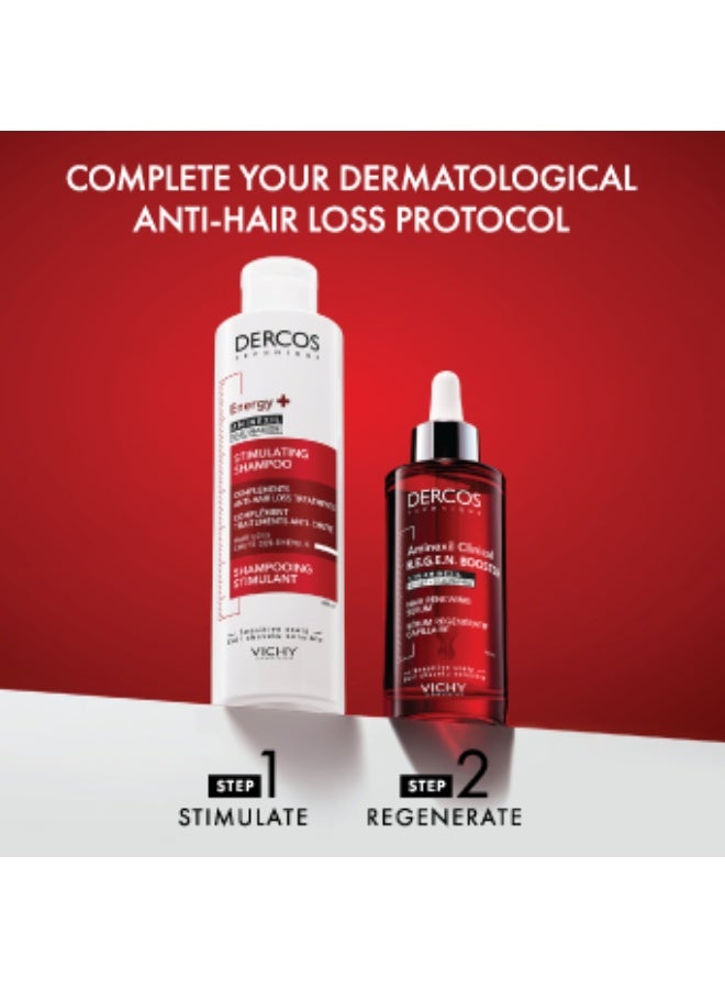 VICHY Dercos Energy + Stimulating and Anti Hair Loss Shampoo with Aminexil for Men & Women 200ml 200ml - Image 5