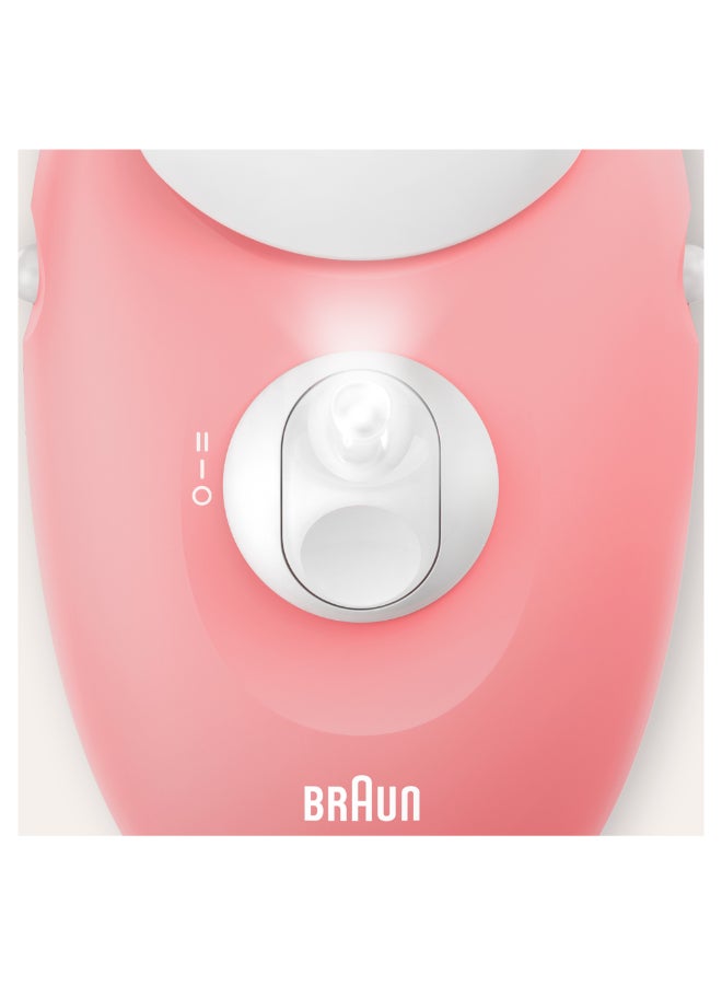 BRAUN - Silk Epil Se 3176 Soft Perfection, Basic Hair Removal Epilator With Massaging Rollers Head - Image 1