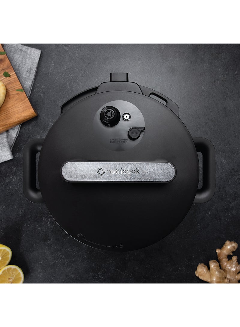 nutricook - Aluminium Smart Pot 2 Prime 9 Appliances In 1 Pressure Cooker/Sauté Pot/Slow Cooker/Rice Cooker/Cake Maker/Steamer/Yogurt Maker And Food Warmer 8 L 1200 W SP208P Silver - Image 1