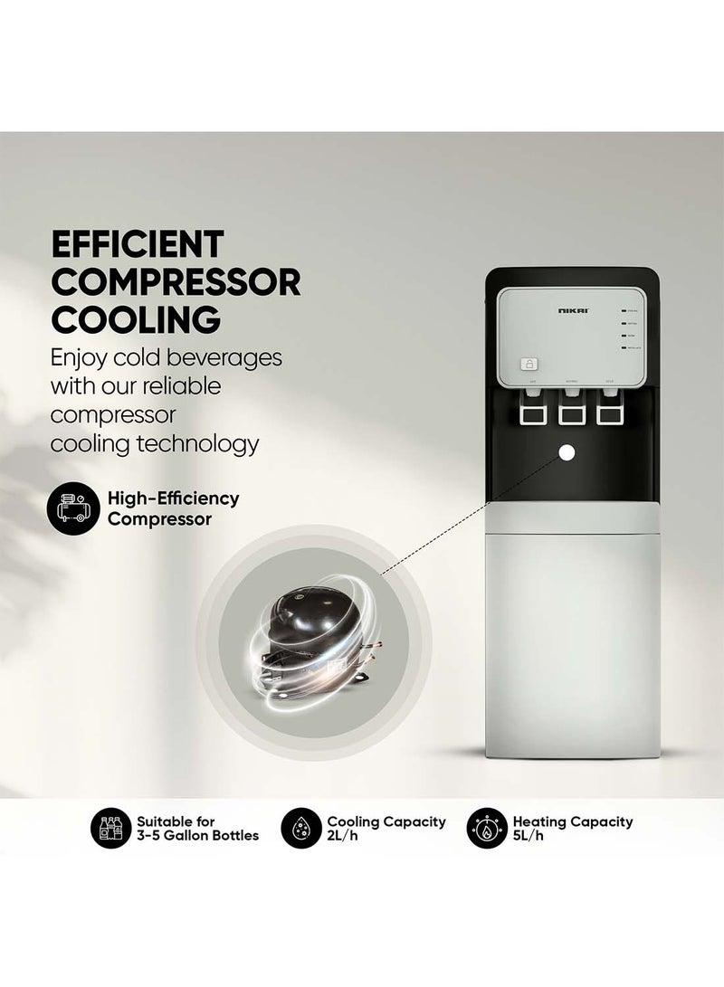 نيكاي موزع مياه بدرجة حرارة ساخنة وباردة NWD2000BL أسود NWD2000BL متعدد الألوان - Image 5