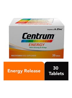 Centrum Energy With Ginseng And Ginkgo Multivitamin Food Supplement  - Image 2