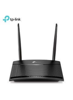 TL-MR100 300Mbps 2.4GHz Wireless N 4G LTE, Wi-Fi N300, Plug and Play, Parental Controls, Guest Network, with Micro SIM Card Slot, WiFi Router Black