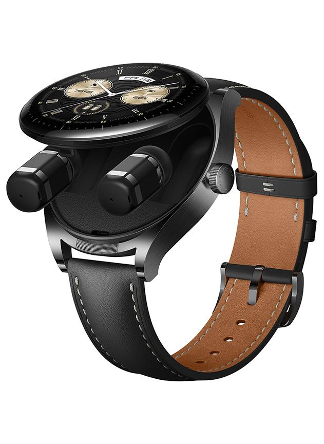 هواوي شاهد سماعات الأذن وسماعات الأذن والساعة تأتي في 1، متوافقة مع Android وiOS، أسود - Image 1